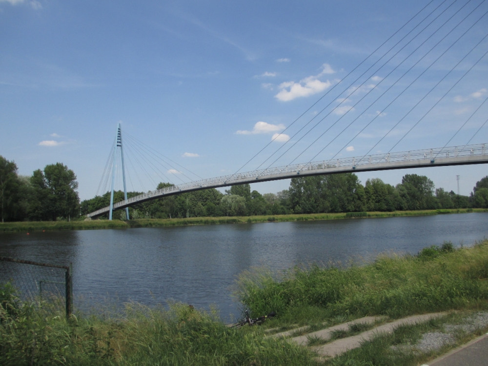 Radbrücke über die Elbe